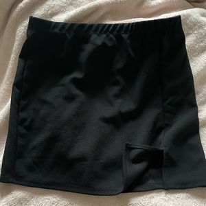 Wild Meadow Mini Skirt With Front Slit XL